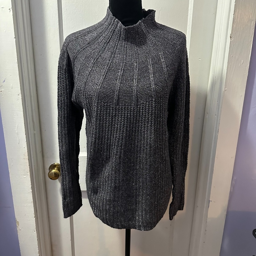 89th + Madison Silver Knit‎ Sweater in L